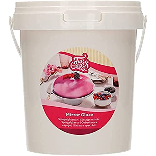 FunCakes Mirror Glaze: Glasur für Kuchen, perfekt zum Dekorieren von Kuchen, Glasurglasur. 900 g. von FunCakes