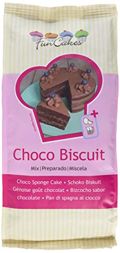 FunCakes Mix für Schoko Biskuit, 2er Pack (2 x 1000 g) von FunCakes