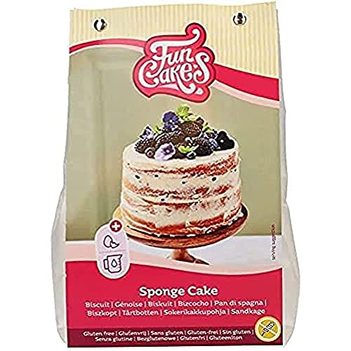 FunCakes Mix für Biskuitkuchen, Glutenfrei: Einfach in der Anwendung, Wunderbar leichter Biskuitkuchen, Perfekt für die Kuchendekoration, Konditorqualität, Kuchenboden, Halal zertifiziert, 500g FunCakes Mix für Biskuitkuchen, Glutenfrei: Einfach in der Anwendung, Wunderbar leichter Biskuitkuchen, Perfekt für die Kuchendekoration, Konditorqualität, Kuchenboden, Halal zertifiziert, 500g von FunCakes