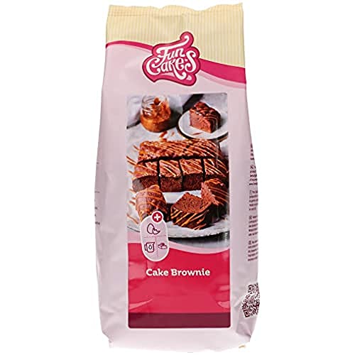 FunCakes Mix für Cake Brownies: Einfach zu verwenden, für Brownies und Schokoladenkuchen mit reichem Schokoladengeschmack, Halal., 1 kg von FunCakes