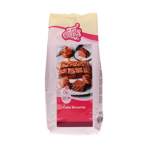 FunCakes Mix für Cake Brownies: Einfach zu verwenden, für Brownies und Schokoladenkuchen mit reichem Schokoladengeschmack, Halal., 1 kg von FunCakes