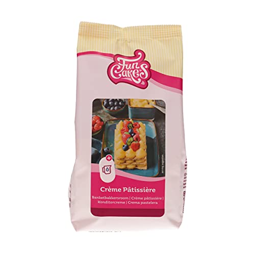FunCakes Mix für Crème Pâtissière, einfach zu verwenden, köstlicher Pudding zum Füllen von Kuchen, Cupcakes und anderen Leckereien, nur Wasser hinzufügen, Halal., 500 g von FunCakes