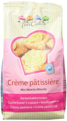 FunCakes Mix für Crème Pâtissière, einfach zu verwenden, leckerer Pudding zum Füllen von Kuchen, Cupcakes und anderen Leckereien, nur Wasser hinzufügen, Halal. 1 kg. von FunCakes