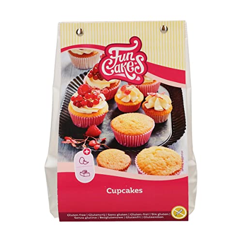FunCakes Mix für Cupcakes, Glutenfrei: Einfach zu verwenden, perfekt gleichmäßige Cupcakes, Mini Cupcakes oder Loaf Cakes, Vanillegeschmack, Konditorqualität, Halal zertifiziert, 500g FunCakes Mix für Cupcakes, Glutenfrei: Einfach zu verwenden, perfekt gleichmäßige Cupcakes, Mini Cupcakes oder Loaf Cakes, Vanillegeschmack, Konditorqualität, Halal zertifiziert, 500g von FunCakes