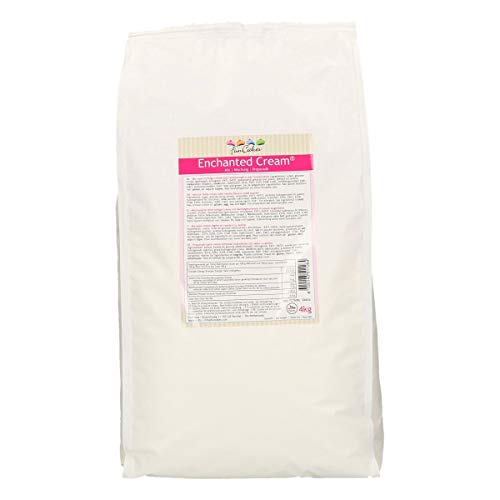 FunCakes Mix für Enchanted Cream®: Einfach zu verwendende, sehr leichte und flauschige Schneewittchencreme, perfekt zum Füllen und Abdecken von Kuchen oder als Belag für Cupcakes. 4 kg. von FunCakes