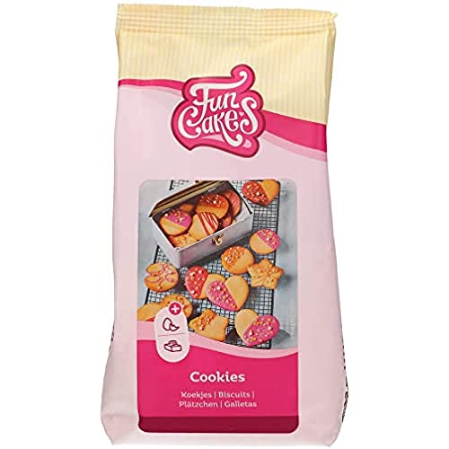 FunCakes Mix für Kekse: Einfach zu verwenden, knusprige Kekse, perfekt zum Dekorieren mit Fondant- oder Royal Icing, auch als Tortenkruste geeignet, Halal., 500 g von FunCakes