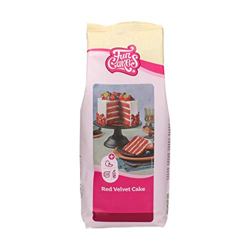 FunCakes Mix für Red Velvet Cake: Einfach zu verwendender, schön weicher und flauschiger Kuchen mit leichtem Schokoladengeschmack, Halal, 1 kg FunCakes Mix für Red Velvet Cake: Einfach zu verwendender, schön weicher und flauschiger Kuchen mit leichtem Schokoladengeschmack, Halal, 1 kg von FunCakes