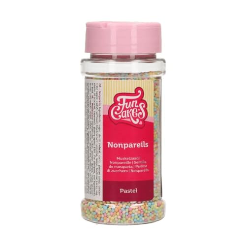 FunCakes Nonpareils Pastel: Kuchenstreusel, toller Geschmack, perfekt zum Dekorieren von Kuchen, Streusel. 80g. FunCakes Nonpareils Pastel: Kuchenstreusel, toller Geschmack, perfekt zum Dekorieren von Kuchen, Streusel. 80g. von FunCakes