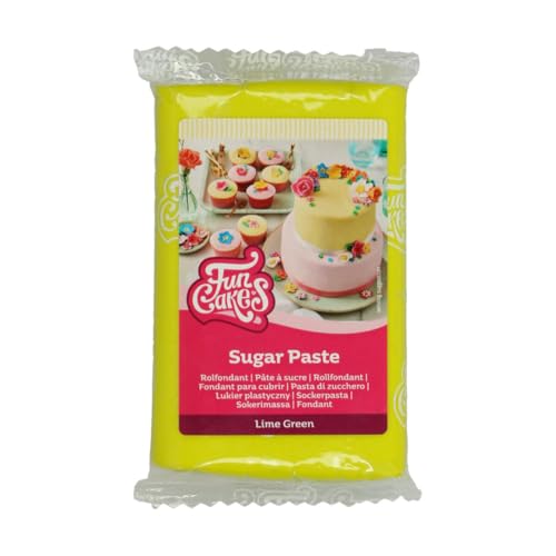 FunCakes Rollfondant Limonengrün: Einfach zu verwenden, glatt, flexibel, weich und biegsam, perfekt zum Dekorieren von Kuchen, halal, koscher und glutenfrei, 250 g FunCakes Rollfondant Limonengrün: Einfach zu verwenden, glatt, flexibel, weich und biegsam, perfekt zum Dekorieren von Kuchen, halal, koscher und glutenfrei, 250 g von FunCakes