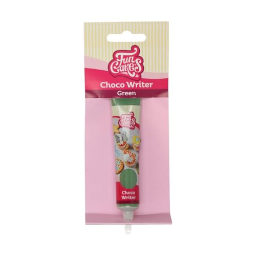 FunCakes Schoko Schreiber Green, Essbarer Lebensmittelstifte, Schokoschrift für Keksen, Cupcakes, Kuchen und mehr, Schokoladengeschmack - 25g FunCakes Schoko Schreiber Green, Essbarer Lebensmittelstifte, Schokoschrift für Keksen, Cupcakes, Kuchen und mehr, Schokoladengeschmack - 25g von FunCakes