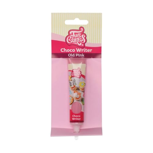 FunCakes Schoko Schreiber Old Pink, Essbarer Lebensmittelstifte, Schokoschrift für Keksen, Cupcakes, Kuchen und mehr, Schokoladengeschmack - 25g FunCakes Schoko Schreiber Old Pink, Essbarer Lebensmittelstifte, Schokoschrift für Keksen, Cupcakes, Kuchen und mehr, Schokoladengeschmack - 25g von FunCakes