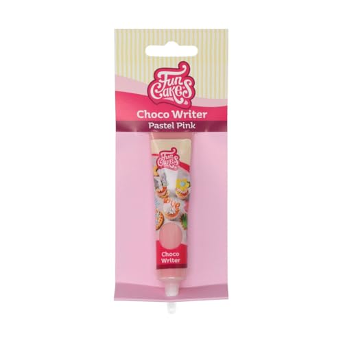 FunCakes Schoko Schreiber Pastel Pink, Essbarer Lebensmittelstifte, Schokoschrift für Keksen, Cupcakes, Kuchen und mehr, Schokoladengeschmack - 25g FunCakes Schoko Schreiber Pastel Pink, Essbarer Lebensmittelstifte, Schokoschrift für Keksen, Cupcakes, Kuchen und mehr, Schokoladengeschmack - 25g von FunCakes