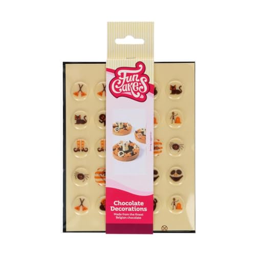 FunCakes Schokoladendekorationen Halloween Ø2cm Set/25 FunCakes Schokoladendekorationen Halloween Ø2cm Set/25 von FunCakes
