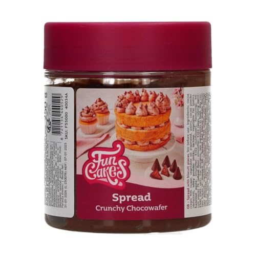 FunCakes Spread Crunchy Chocowafer: Aufstrich Knusprige Schokowaffel, gut zum Schichten zwischen Kuchen, zum Auftragen auf oder in Gebackene Cakes - 250g FunCakes Spread Crunchy Chocowafer: Aufstrich Knusprige Schokowaffel, gut zum Schichten zwischen Kuchen, zum Auftragen auf oder in Gebackene Cakes - 250g von FunCakes