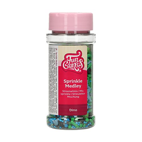 FunCakes Sprinkle Medley Dino: Kuchenstreusel, guter Geschmack, perfekt zum Dekorieren von Kuchen, Sprinkle Mix. 65 g. FunCakes Sprinkle Medley Dino: Kuchenstreusel, guter Geschmack, perfekt zum Dekorieren von Kuchen, Sprinkle Mix. 65 g. von FunCakes