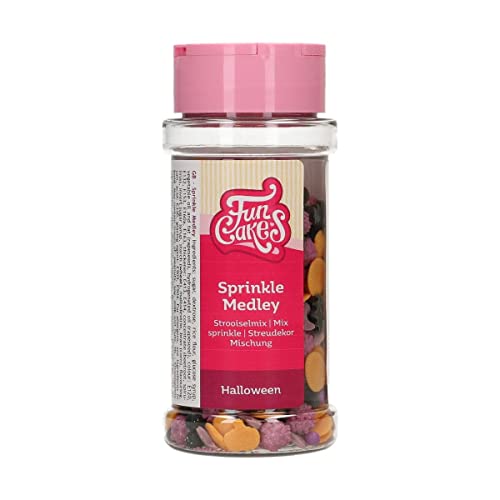 FunCakes Sprinkle Medley Halloween: Zuckerstreusel, großartiger Geschmack, perfekt zum Dekorieren von Kuchen, Sprinkle Mix. 50 g FunCakes Sprinkle Medley Halloween: Zuckerstreusel, großartiger Geschmack, perfekt zum Dekorieren von Kuchen, Sprinkle Mix. 50 g von FunCakes