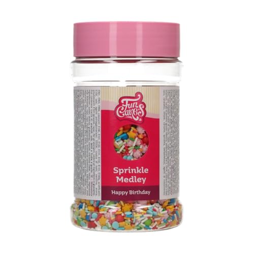 FunCakes Sprinkle Medley Happy Birthday: Zuckerstreusel, Großartiger Geschmack, gut zum Dekorieren von Kuchen, Torten, Cakes, Sprinkle Mix. 180 g. FunCakes Sprinkle Medley Happy Birthday: Zuckerstreusel, Großartiger Geschmack, gut zum Dekorieren von Kuchen, Torten, Cakes, Sprinkle Mix. 180 g. von FunCakes