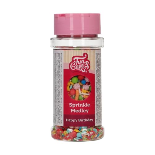 FunCakes Sprinkle Medley Happy Birthday: Zuckerstreusel, Großartiger Geschmack, gut zum Dekorieren von Kuchen, Torten, Cakes, Sprinkle Mix. 65 g. FunCakes Sprinkle Medley Happy Birthday: Zuckerstreusel, Großartiger Geschmack, gut zum Dekorieren von Kuchen, Torten, Cakes, Sprinkle Mix. 65 g. von FunCakes