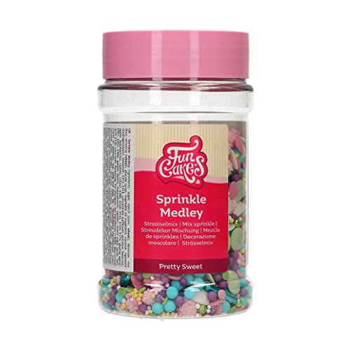FunCakes Sprinkle Medley Pretty Sweet: Zuckerstreusel, guter Geschmack, perfekt zum Dekorieren von Kuchen, Sprinkle Mix. 180 g. FunCakes Sprinkle Medley Pretty Sweet: Zuckerstreusel, guter Geschmack, perfekt zum Dekorieren von Kuchen, Sprinkle Mix. 180 g. von FunCakes