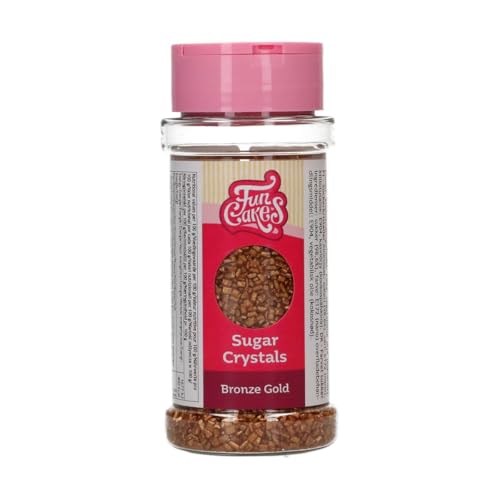 FunCakes Sugar Crystals Bronze Gold: Tortenstreusel, Großartiger Geschmack, gut zum Dekorieren von Torten, Kuchen und Cakes, Cake-Streuseln. 80 g. FunCakes Sugar Crystals Bronze Gold: Tortenstreusel, Großartiger Geschmack, gut zum Dekorieren von Torten, Kuchen und Cakes, Cake-Streuseln. 80 g. von FunCakes