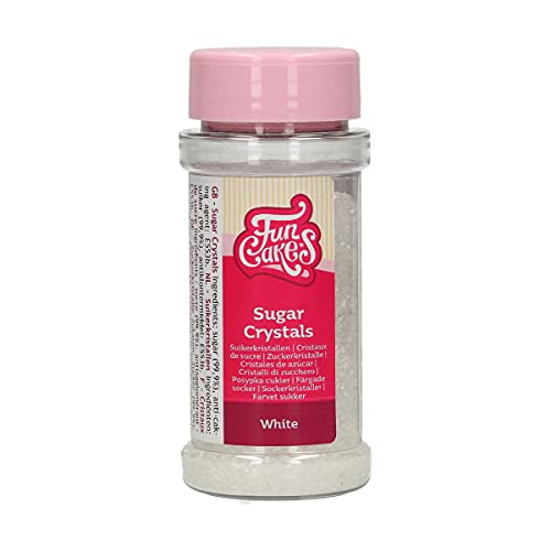 FunCakes Sugar Crystals -Weiß-: Tortenstreusel, großartiger Geschmack, perfekt zum Dekorieren von Torten, Cupcake-Streuseln. 80 g. FunCakes Sugar Crystals -Weiß-: Tortenstreusel, großartiger Geschmack, perfekt zum Dekorieren von Torten, Cupcake-Streuseln. 80 g. von FunCakes