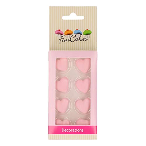 FunCakes Sugar Decorations Heart Pink Set/8, 20 g FunCakes Sugar Decorations Heart Pink Set/8, 20 g von FunCakes