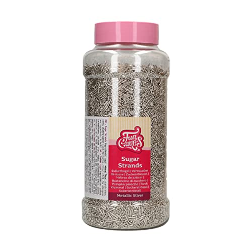 FunCakes Sugar Strands Metallic Silber: Kuchenstreusel, großartiger Geschmack, perfekt zum Dekorieren von Kuchen, Cupcake-Streusel. 800 g. FunCakes Sugar Strands Metallic Silber: Kuchenstreusel, großartiger Geschmack, perfekt zum Dekorieren von Kuchen, Cupcake-Streusel. 800 g. von FunCakes