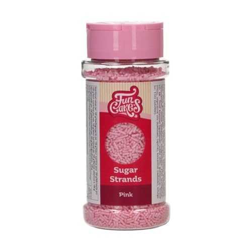 FunCakes Sugar Strands Pink: Kuchenstreusel, Großartiger Geschmack, gut zum Dekorieren von Kuchen, Torten und Cakes, Cake-Streusel. 80 g. FunCakes Sugar Strands Pink: Kuchenstreusel, Großartiger Geschmack, gut zum Dekorieren von Kuchen, Torten und Cakes, Cake-Streusel. 80 g. von FunCakes