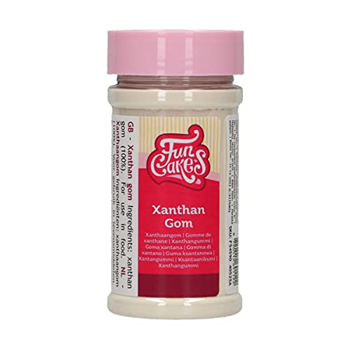 FunCakes Xanthanum: Verdickungsmittel, um essbaren Kleber, Blütenpaste und Pastillage herzustellen. 50 g. von FunCakes