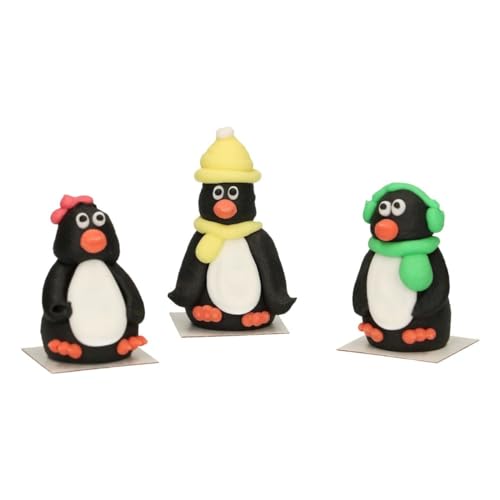 FunCakes Zucker Dekorationen 3D Penguin Set/3 von FunCakes
