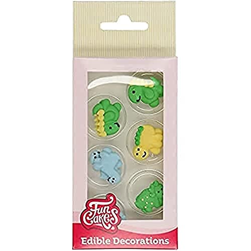 FunCakes Zucker Dekorationen Dinosaurier Set/12 FunCakes Zucker Dekorationen Dinosaurier Set/12 von FunCakes