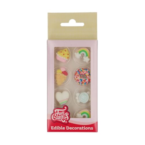 FunCakes Zucker Dekorationen Sweet Celebrations: Gebrauchsfertig für Tortendekoration, gut für Cakes, Muffins und mehr - Set,8 FunCakes Zucker Dekorationen Sweet Celebrations: Gebrauchsfertig für Tortendekoration, gut für Cakes, Muffins und mehr - Set,8 von FunCakes