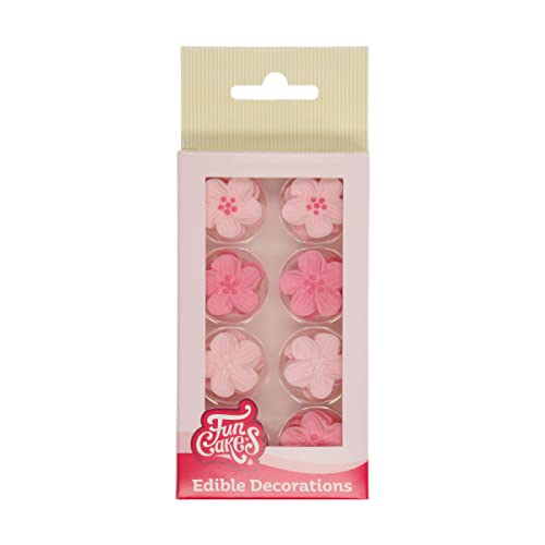 FunCakes Zucker Dekorationen Blume Mix Rosa, Gebrauchsfertig für Tortendekoration, Perfekt für Cupcakes, Muffins und mehr, Edible Decorations Flower Mix - Set/24 FunCakes Zucker Dekorationen Blume Mix Rosa, Gebrauchsfertig für Tortendekoration, Perfekt für Cupcakes, Muffins und mehr, Edible Decorations Flower Mix - Set/24 von FunCakes