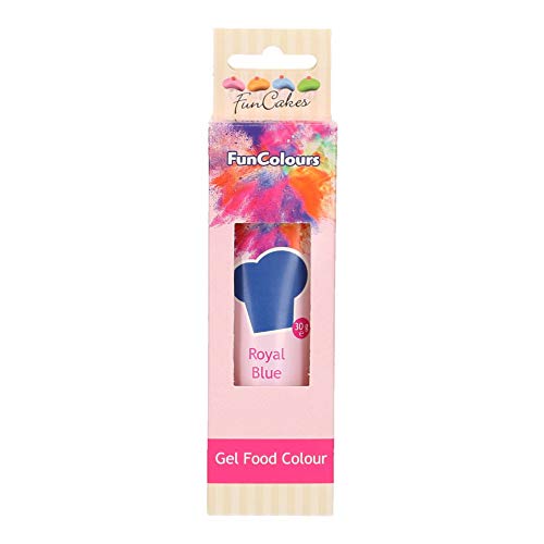 FunCakes - hochwertige Lebensmittelfarbe FunColours - Royal Blau 30g von FunCakes