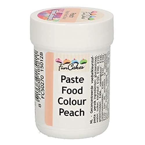 FunColours Lebensmittelfarbe paste / gel - peach 30g von FunCakes