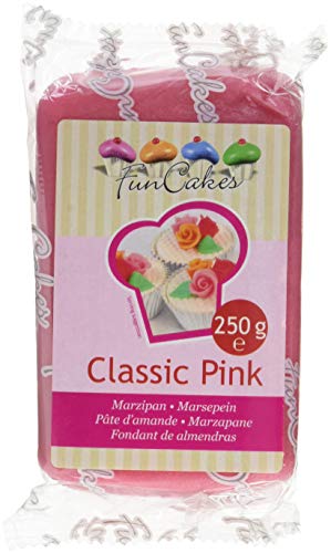 FunCakes mandelhaltige Zuckermasse Classic Pink, 1er pack (1 x 250g) von FunCakes