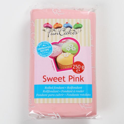 Funcakes Rollfondant in vielen verschiedenen Farben -250g- (Sweet Pink) von FunCakes