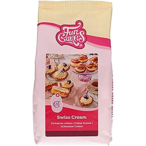 FunCakes Mix für Schweizer Sahne, einfach zu verwenden, lecker zum Füllen von Kuchen, Cupcakes und anderen Leckereien, nur Wasser hinzufügen, Halal. 500 g. FunCakes Mix für Schweizer Sahne, einfach zu verwenden, lecker zum Füllen von Kuchen, Cupcakes und anderen Leckereien, nur Wasser hinzufügen, Halal. 500 g. von FunCakes