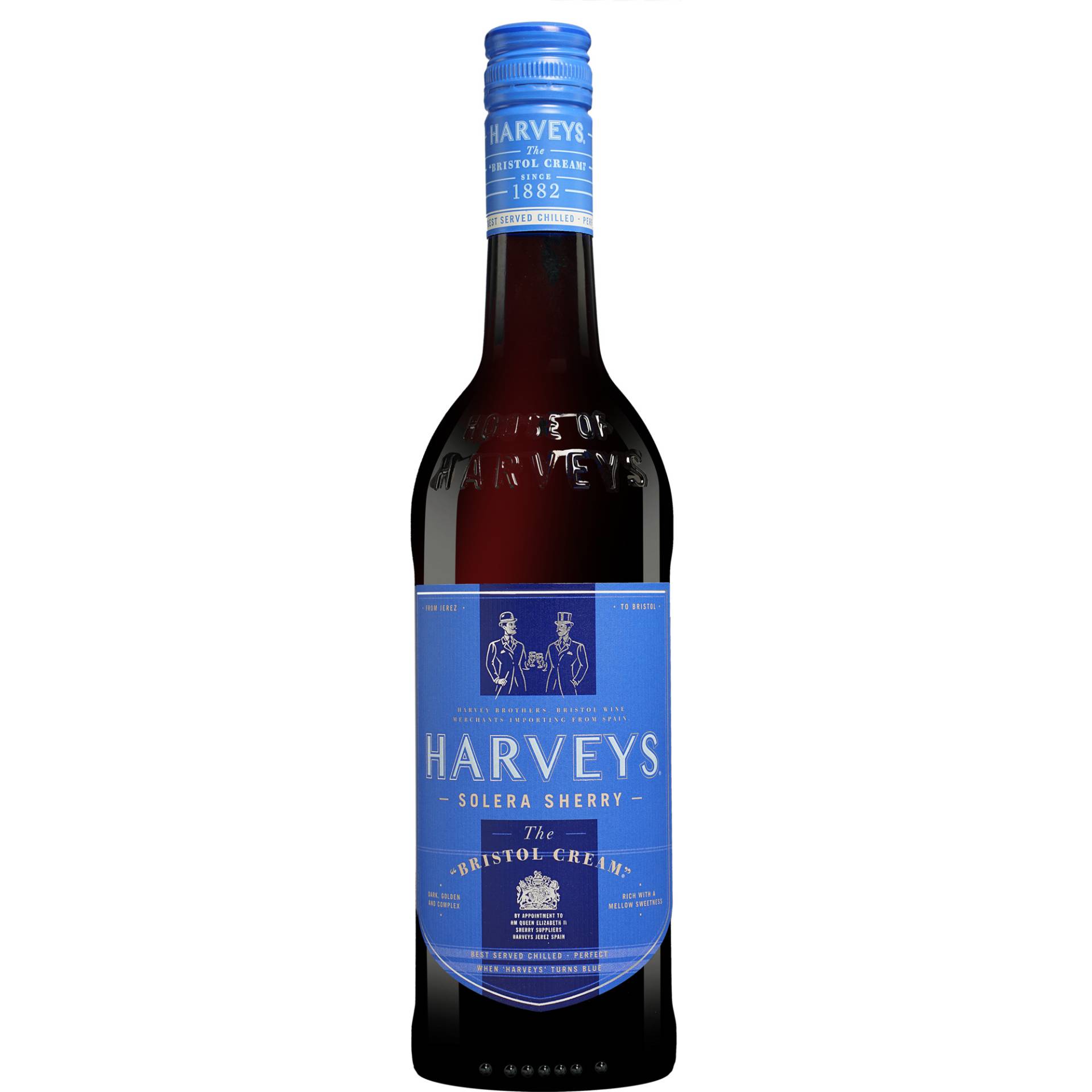 Harveys Solera Sherry The Bristol Cream  0.75L 17.5% Vol. Süß aus Spanien von Fundador