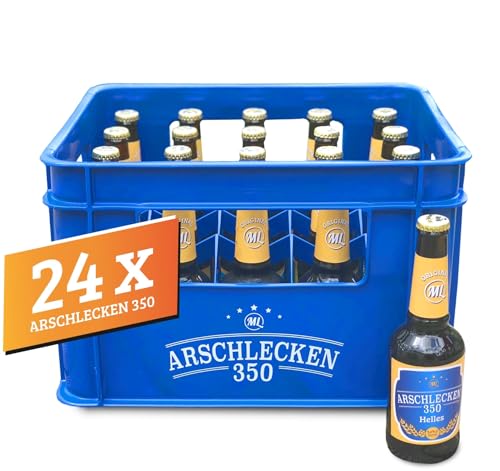 Arschlecken 350 Original ML Helles in 0,33 Liter Flasche Alc.5,2% vol. (24) von Funice