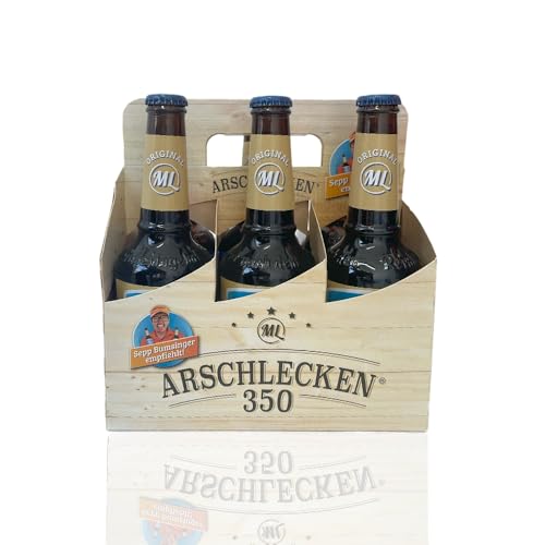 Arschlecken 350 Original ML Helles in 0,33 Liter Flasche Alc.5,2% vol. (6) von Funice