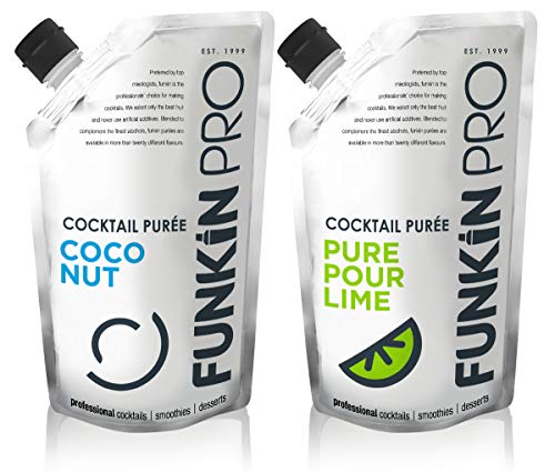 Funkin Pro Coconut & Pure Pour Lime Purées 2 x 1kg (Mixed Pack x 2) von Funkin