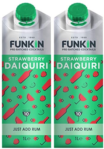 Funkin Strawberry Daiquiri Mixer 1 Liter (Packung mit 2) von Funkin