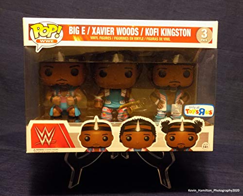 Funko - Figurine WWE - 3 Pack Big E Xavier Woods Kofi Kingston Pop 10cm - 0889698115414 von Funko