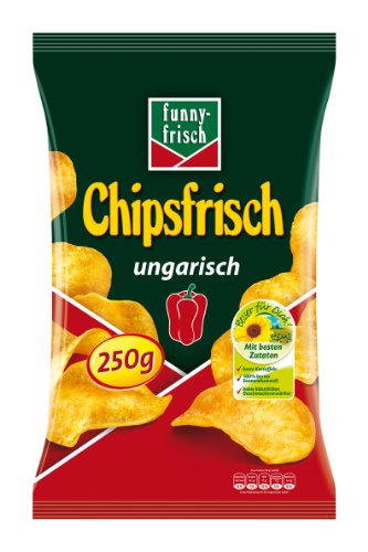 Funny-Frisch Chipsfrisch ungarisch, 3er Pack (3 x 250 g) von Funny-Frisch