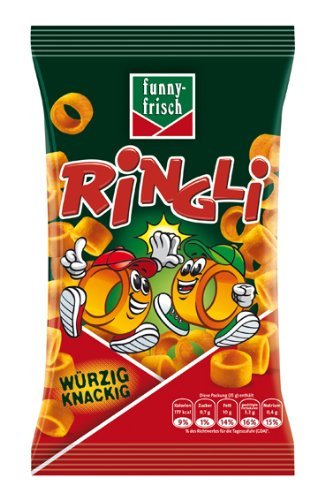 Funny-Frisch Ringli Paprika, 6er Pack (6 x 35 g) von Funny-Frisch