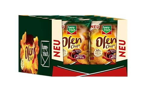 Funny-frisch Ofen Chips Smoky BBQ Style 10 x 125g von Funny-Frisch