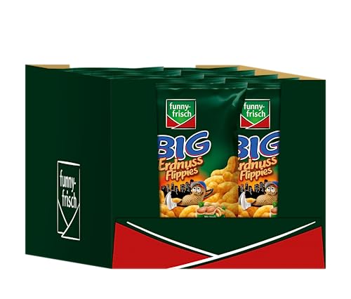 Funny-Frisch Big Erdnuss Flippies, 10er Pack (10 x 175g) von Funny-Frisch