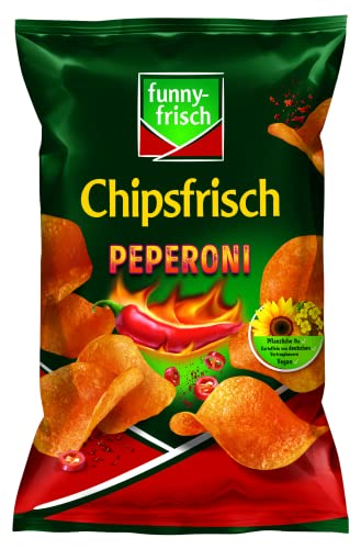 funny-frisch Chipsfrisch Peperoni, 10er Pack (10 x 150g) von Funny-Frisch