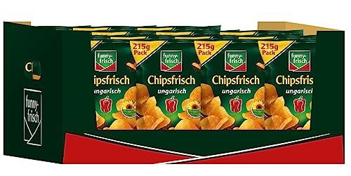 funny-frisch Chipsfrisch ungarisch, 15er Pack (15 x 250 g) von Funny-Frisch